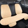 Plush Rear Seat Cushion with Backrest - Breathable, Protective Pad for Vehicle Interiors, Soft Quilted Design, Hand Washable, Fits Most Autos