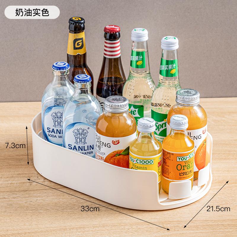 Rotating Spice Rack Space-Saving Multi-Functional Countertop Organizer for Kitchen Seasonings Kitchen Storage Container