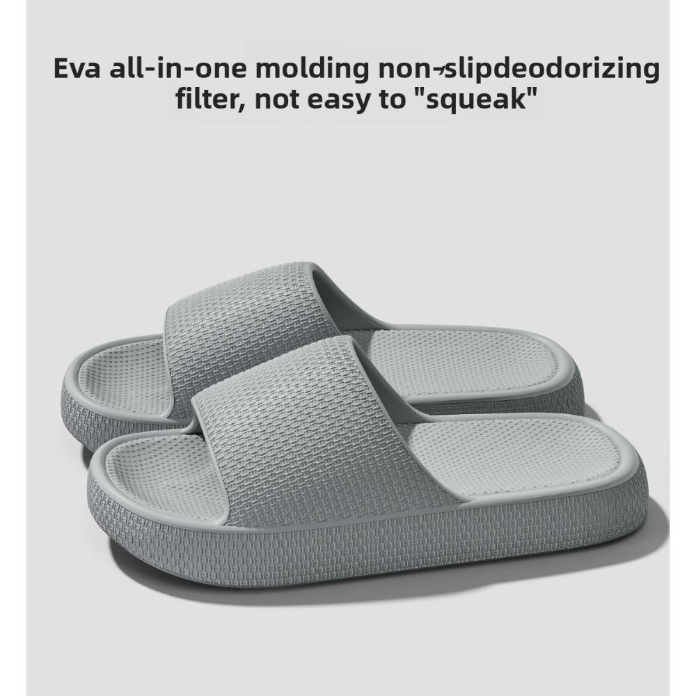 Women's Checkered EVA Slippers, Summer Non-Slip Deodorant Indoor Home Sandals for Men and Women