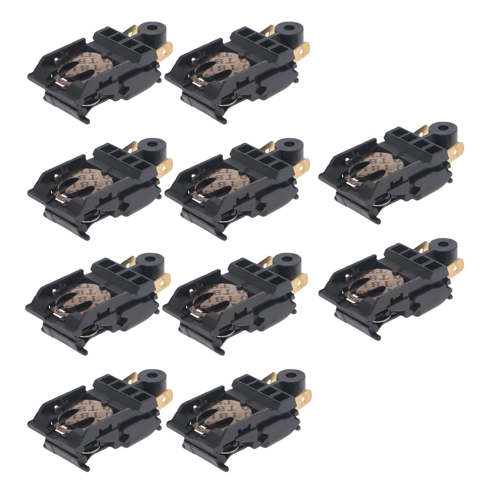 

10Pcs/set Electric Kettle Switch 2Pin Kit For Electric Kettle Switch Thermostat Temperature Control Accessories