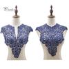 Spetsar Fake Collar Brodered Corsage Hollow Design Stora Blommor Avtagbar Fram/Back Krage Spets Applikation Kvinnlig Charm för syaffär