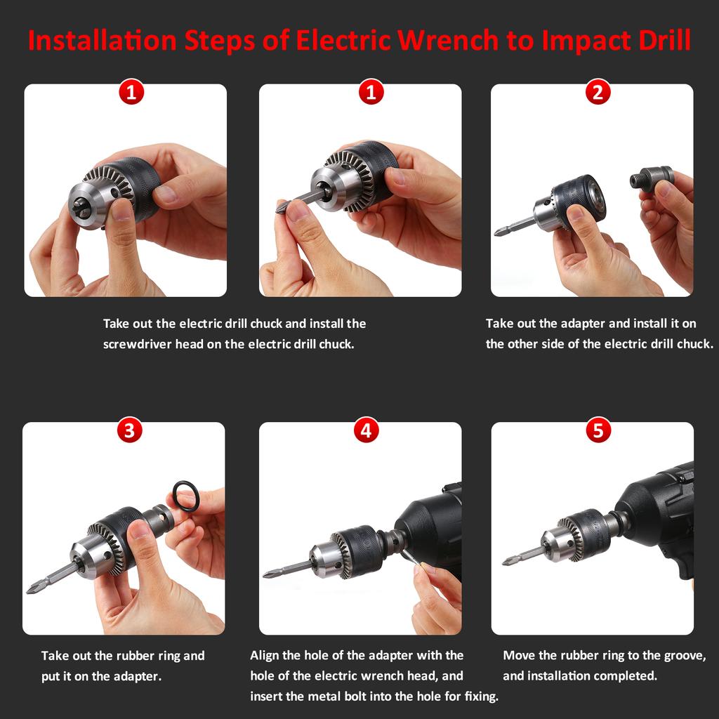 48VF Lithium Battery Brushless Impact Wrench with 1080NM High Torque Power Impact Wrench Set