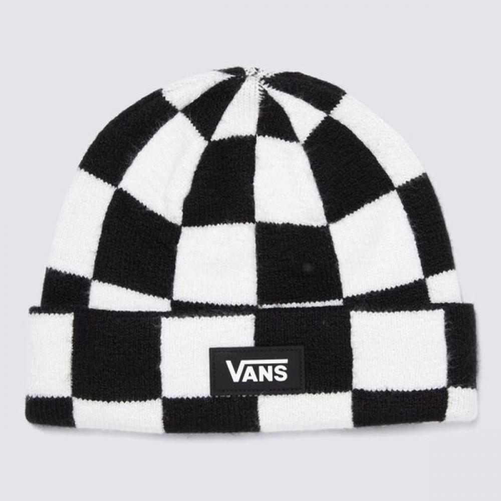 

VanS Common Sole Check Beanie Vn000nepeda Checker Black S size/FREE