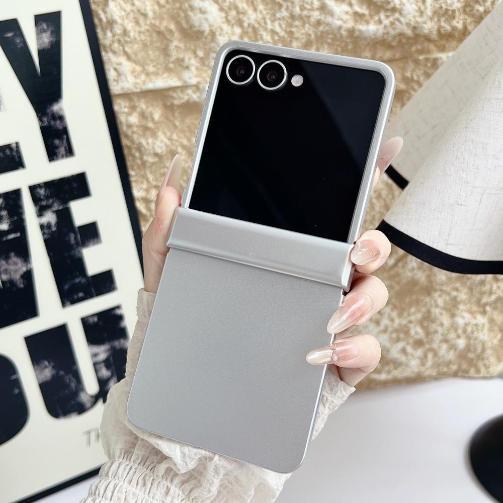 Gradient Double Color Matte Case for Samsung Galaxy Z Flip 7 6 5 4 3 flip7 ZFlip Hinge Protection Hard PC Shockproof Slim Cover