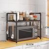 Multi-Layer Kitchen Storage Rack Condiment Organizer Shelf Microwave Shelf Simple Countertop Tidying Shelves Kitchen Accessories