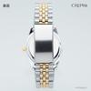 CREPHA Men’s Analog Wristwatch Waterproof Metal Band SV-AM269-CHT Gold