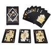 New Waterproof PVC Plastic Playing Cards Set Trend 54pcs Deck Poker Classic Magic Tricks Tool Pure Black Magic Box-Packed
