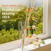 Fun Cat-playing Toys, Long Cat-playing Sticks, Fruitful Interactive Cat-playing Sticks, Colorful Polyester Cat Energy Consumption