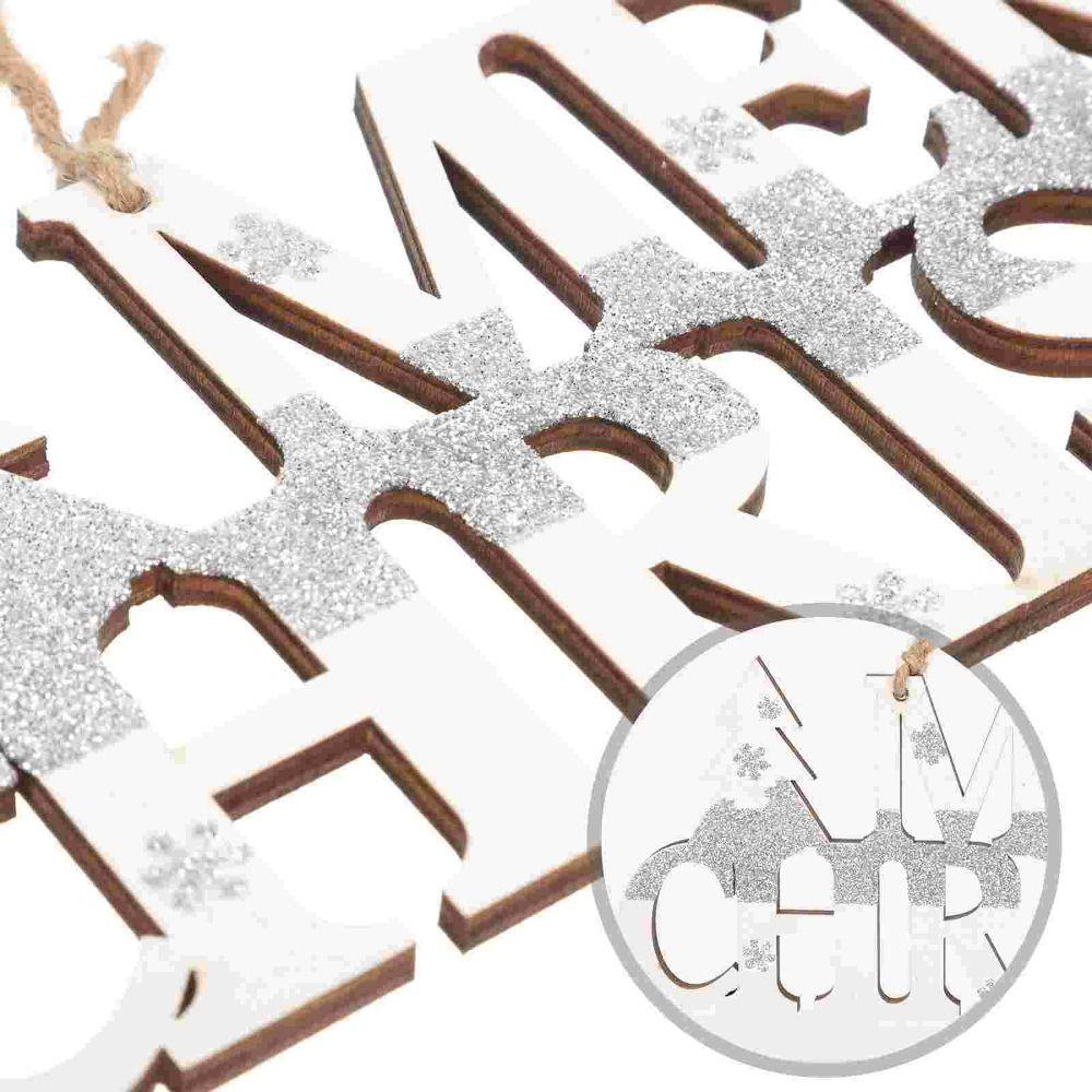 Wzór Łosia Świąteczny Wisiorek z Angielską Literą Rękodzieło Zawieszka na Choinkę Bar