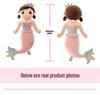 Mermaid Plush Doll Pillow - Aquarium Souvenir & Holiday Gift for Girls