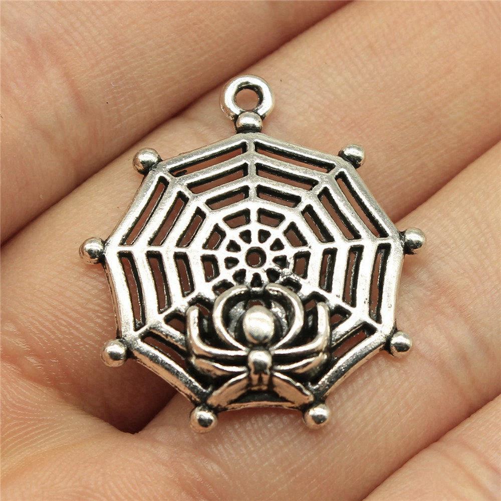 Charms Spider Halloween Bat Pendants Kids' Jewelry Materials QC119