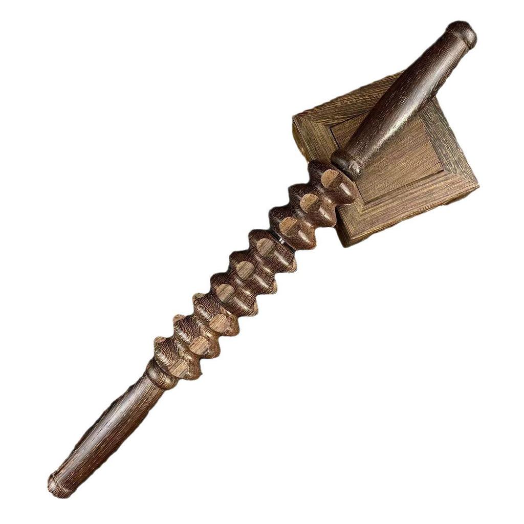 Wenge Wood Multifunctional Massage Roller for Neck, Shoulder, Back, and Abdomen