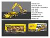1:50 Huina Construction Vehicle Excavator Loader Forklift Roller Breaker Wood Grabbing Toy Model