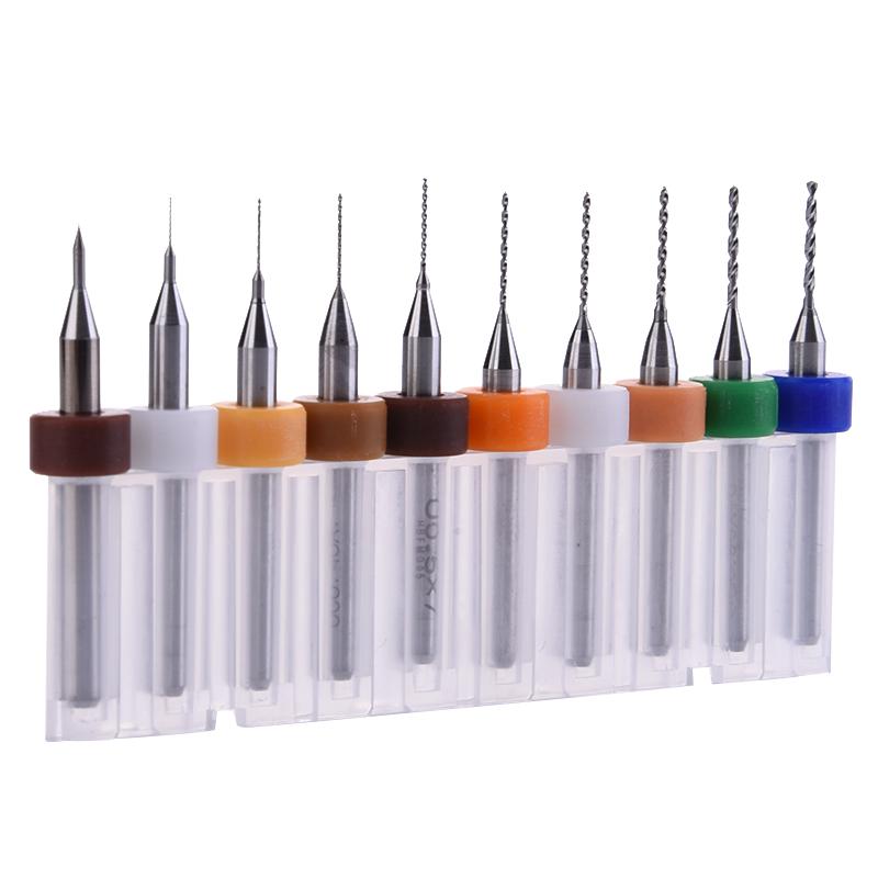 10Pcs Micro Drill Bit Set 0.1-0.55mm Micro Shank Drill Bit Set Circuit Board Cemented Carbide Drill Bits for PCB Print Circuit Board 10Pcs Micro Drill Bit Set 0.1-0.55mm Micro Shank Drill Bit Set Circuit Board Cemented Carbide Drill Bits for PCB Print Circuit Board