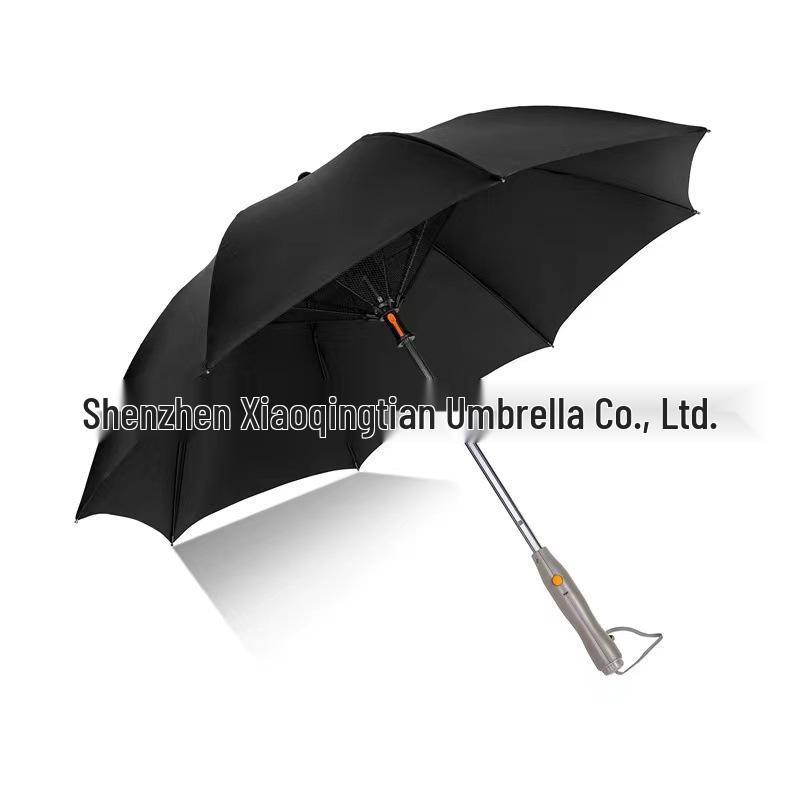 Umbrella with Built-in Fan and Mist Cooling – Sunscreen and Water-Spraying Technology