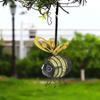 Metal Construction Solar-Powered Hanging Bee Light LED Lighting Simulation Design LED Bugs Hanging Style Solar-Powered