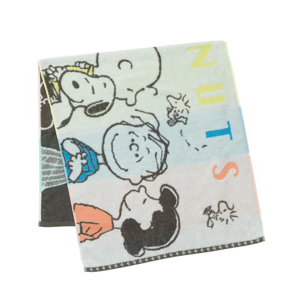 PEANUTS Snoopy Imabari Jacquard Bath Towel (Color Friends) Japan NEW