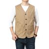 Weste Mann Baumwolle Doppel Seiten Taktische Weste Viele Taschen Ärmellose Jacke Chalecos Para Hombre Mantel Männer