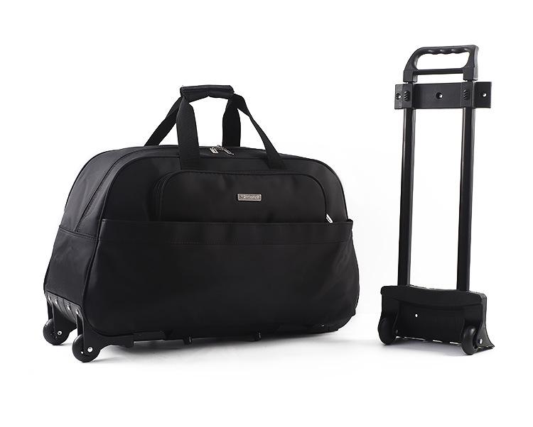 Bag Waterproof Trolley Foldable Travel Large Capacity Lightweight For Shortdistance Journeys Unisex Use