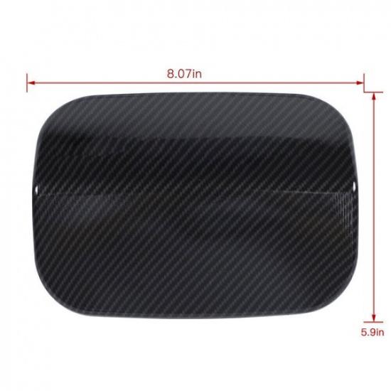 Carbon Fiber Door Fuel Tank Gas Cap Decoration Cover Trim For Dodge Charger 11+