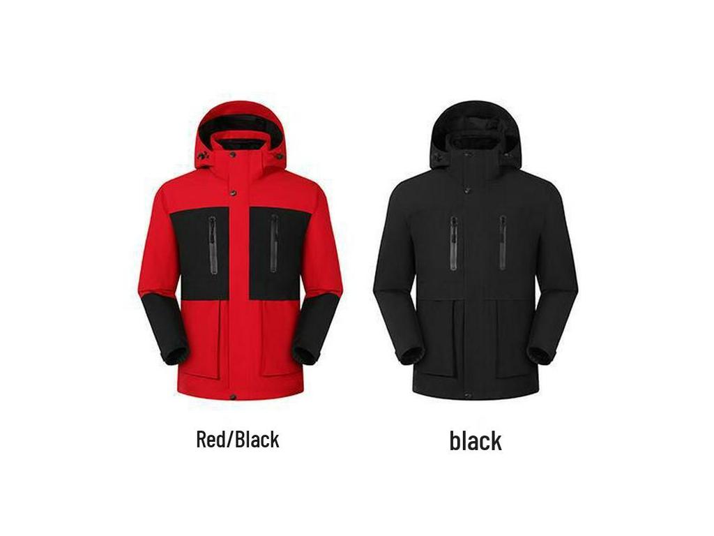 Custom Men's & Women's Outdoor 3-in-1 Detachable Workwear Jacket with Logo
