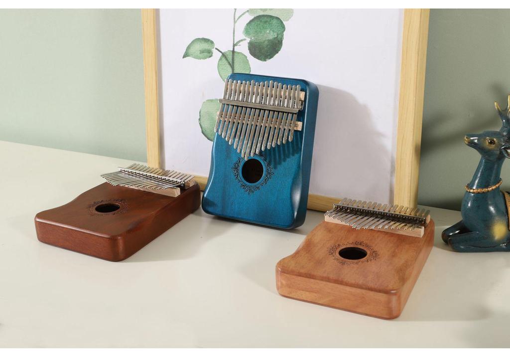 17-Key Beginner Kalimba Thumb Piano - Portable Musical Instrument