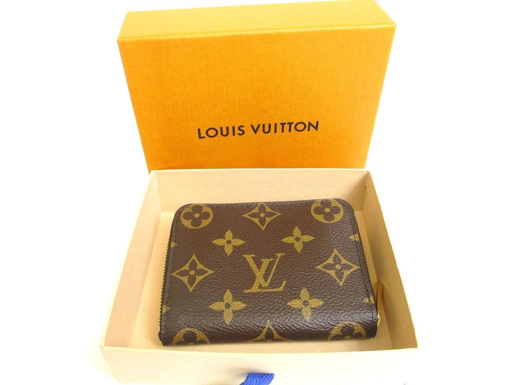 Authentic LOUIS VUITTON Monogram Brown Leather Zippey Coin Purse #a932  Refurbished