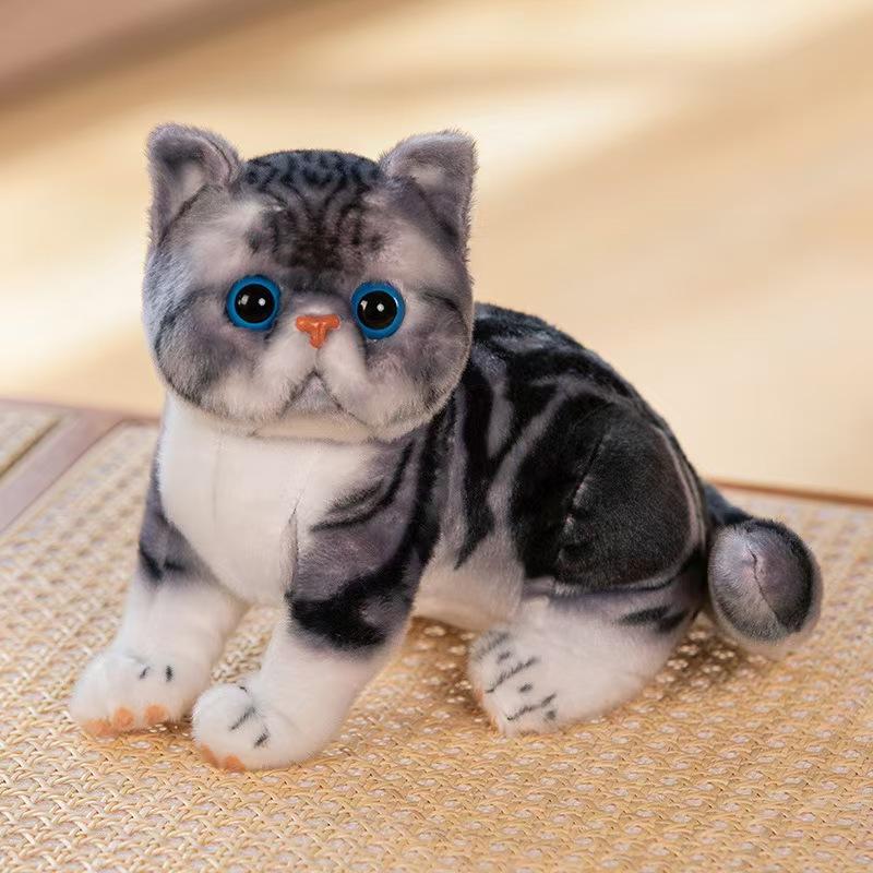 

Новая симуляция кота Гарфилда милый котенок плюшевая игрушка кукла дети утешающий питомец подушка для обнимания 26cm