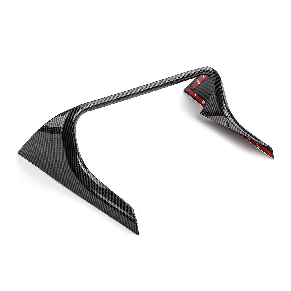 Carbon Fiber Texture Air Conditioning Panel Cover Trim Frame For Kia Stinger 2018-2026 Accessories LHD/RHD