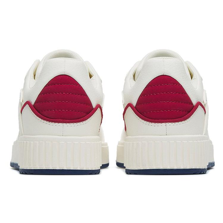 Anta 982 Platform Low Top Skateboard Shoes Women's White Blue Red 122248066-6