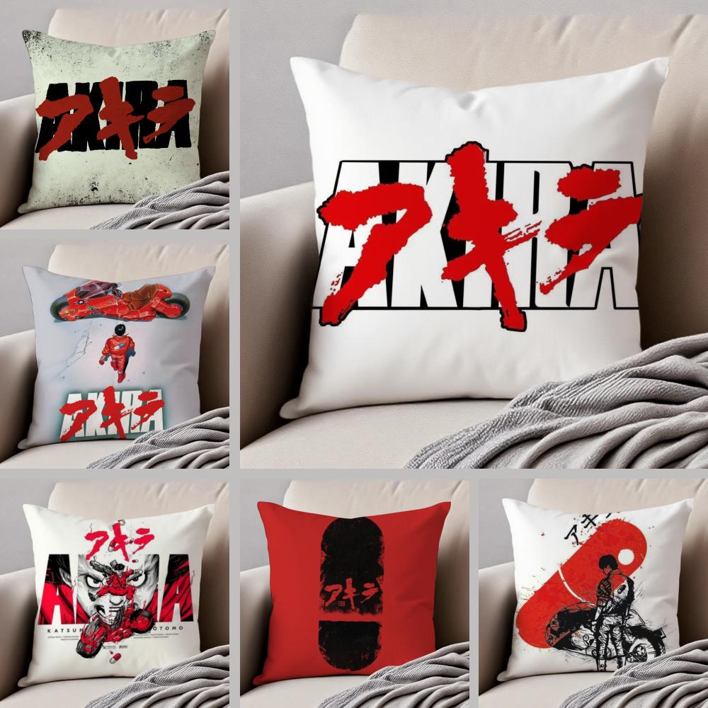 AAkiraS Classic Japan Cartoon Anime Movie Cushion Cover Throw Pillow Cover Hidden Button Durable Polyester Chair Cushion