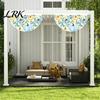 Fall Door Hanging Banner Bunting Fan Flag for Outside, 1.5 X 3ft Turkey Pumpkin Maple Holiday Window Ornaments Leaf Pattern Banner, Thanksgiving