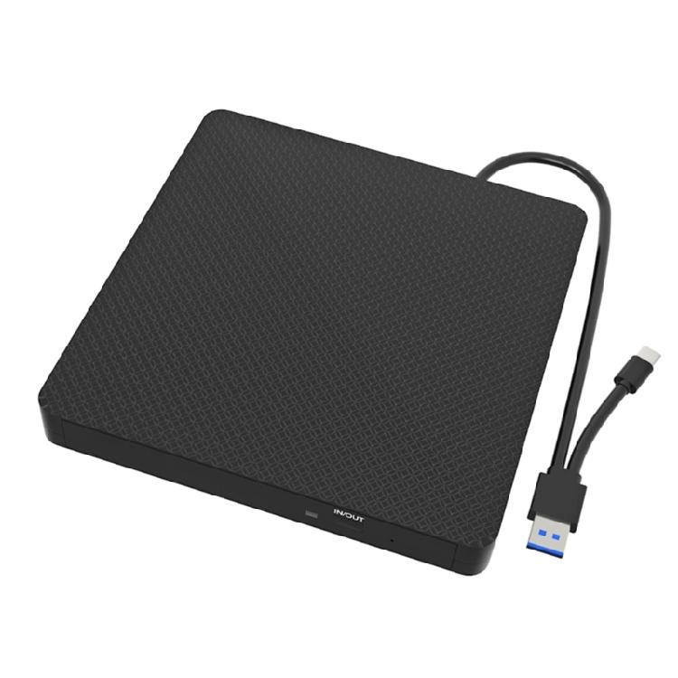 

External DVD Writer and Reader, USB 3.0 and Type C DVD Player Optical Drive Burners for Laptops and Desktop 1