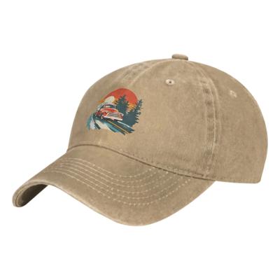 Sunset Highway Truck Summer Classic Fashion Men Trucker Hat Cotton Breathable Women Cowboy Cap Outdoor Leisure Basketball Caps