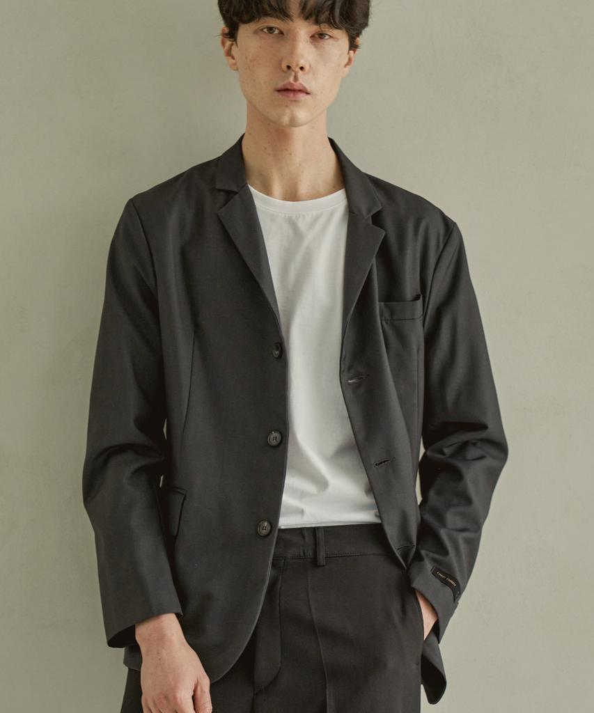 Trip Le Sens Basic Standard Single Blazer_Grey
