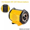 Bluetooth Speaker for DeWalt 18V 20V Li-ion Battery,Wireless BT5.3 & USB Audio Source,TWS Pairing,Home Party Outdoor Speaker