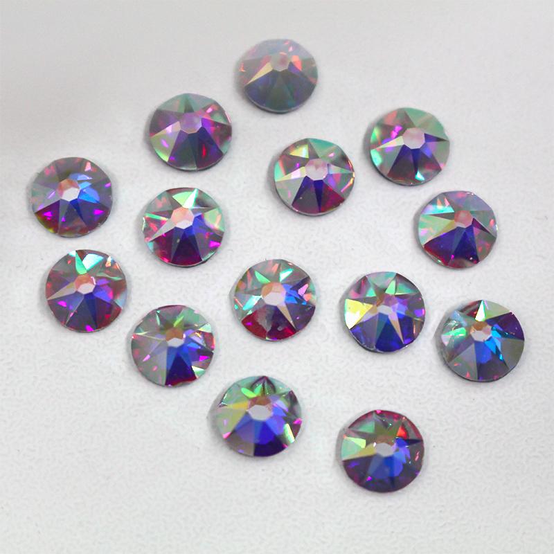 Lucky Bulk Big Size Ss40 Ss50 2088 8+8 Ab Star Cuts Crystal Ab Hotfix Rhinestones Hot Fix Stone Crystal Iron On Rhinestone