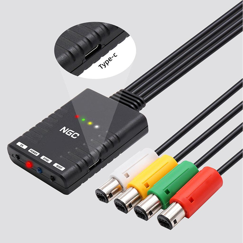 for GC Controller Adapter Professional for GC Handle Converter for Wii for Switch Pro for PS5 for PS