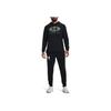 Under Armour Rival Fleece Hoodie With Large Front Logo Men Tops Black 1369470-001