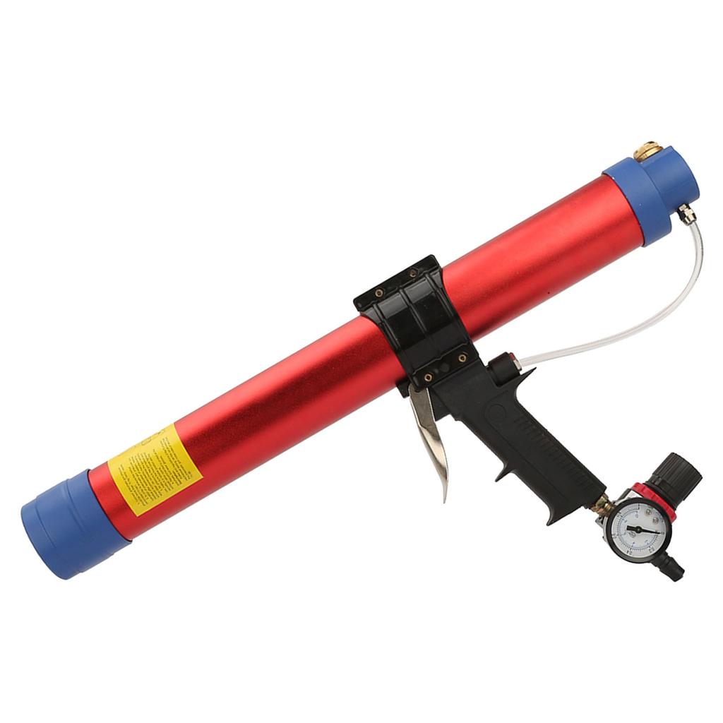 600ml Weichkleberpistole Pneumatisches Handwerkzeug mit Geschwindigkeitsmesser für Architekturbekleidung