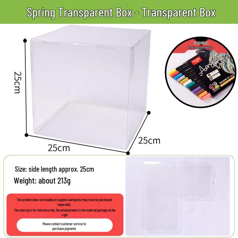 Handmade DIY Spring Craft Kit for Kids: Creative Outdoor Environment Décor
