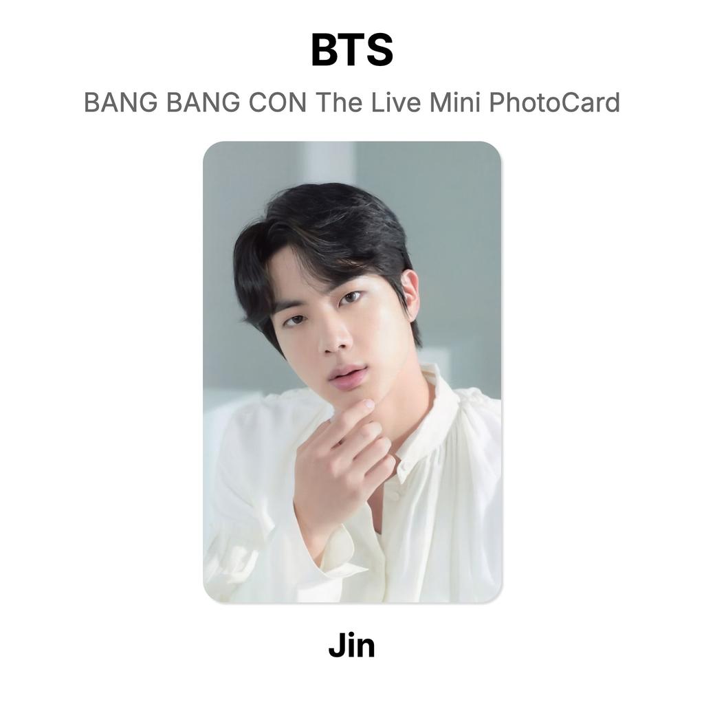 BTS BANG BANG CON The Live Mini PhotoCard Official Photocard