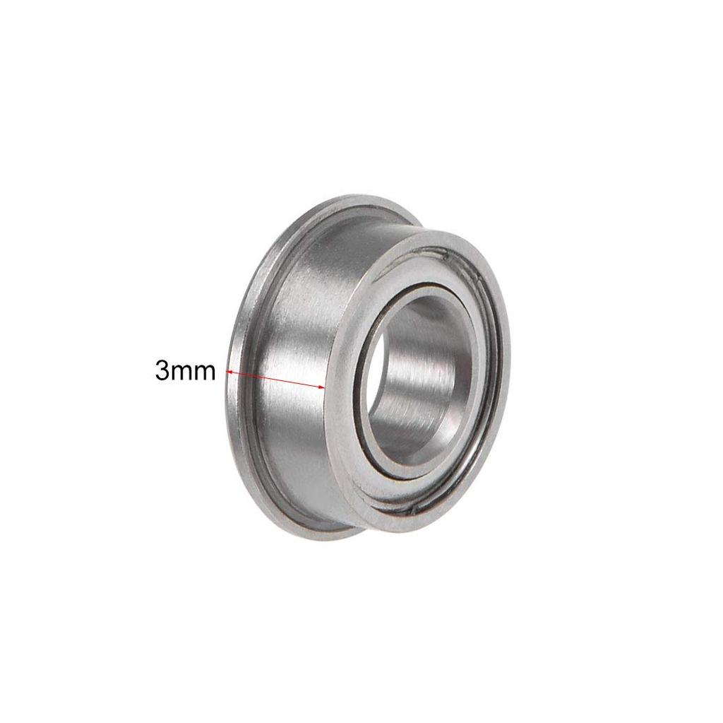 uxcell Flanged Ball Bearings Shield Chrome Steel Bearings MF84ZZ 4x8x3 mm 5pcs