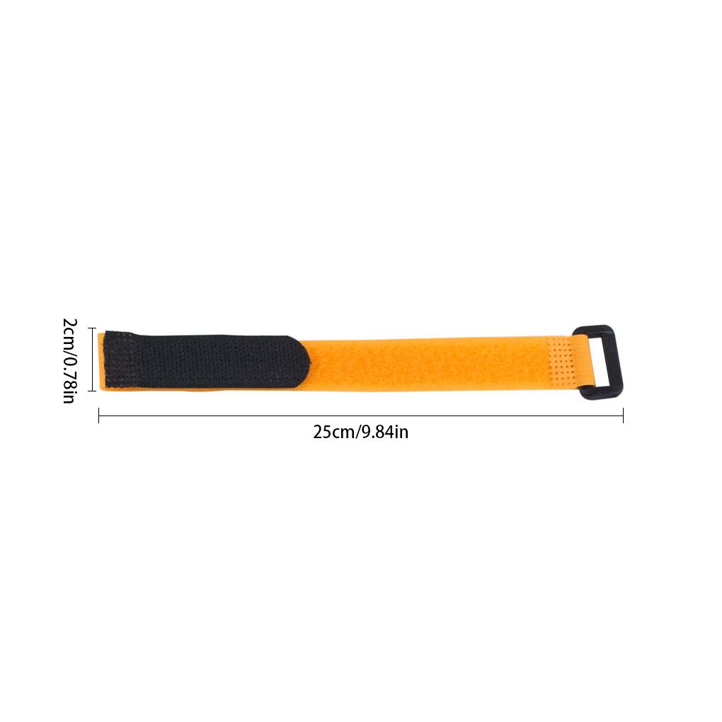 5 Stück Nylon Kabel-Organizer Draht 25x2cm Wiederverwendbare T-Typ Haushalts-Kabelbinder Bänder Tragbare Fahrrad-Befestigungsbänder