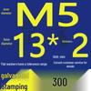 Heavy-Duty Galvanized Metal Flat Washers: Thickened Iron Rings M4 M5 M6 M8 M10