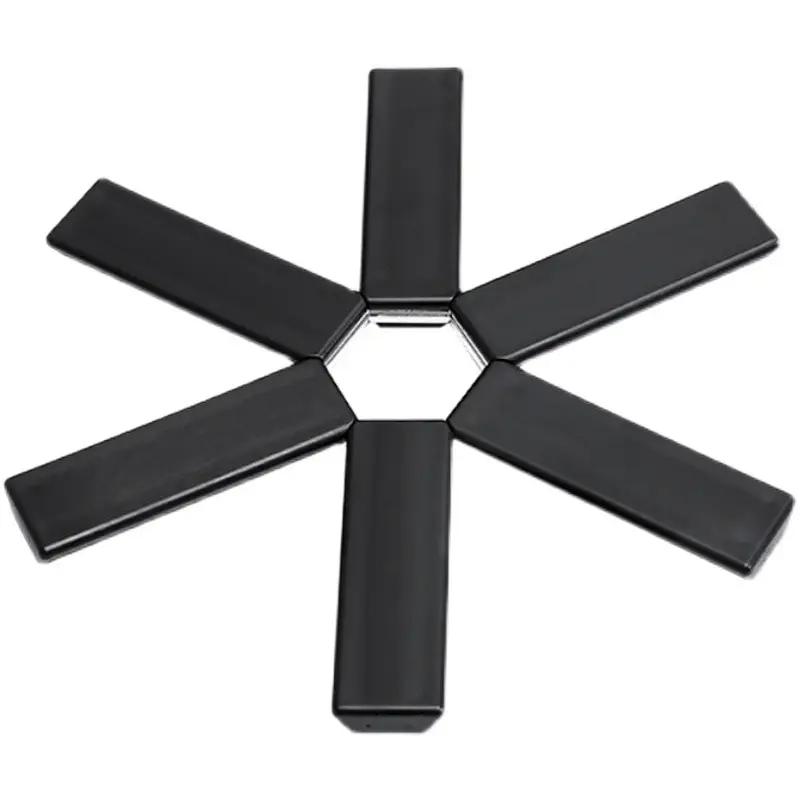 Heat Resistant Pad Foldable Non-Slip Pot Pan Mat Table Placemat Dish Plate Cross Holder Coaster Kitchen Table Trivet