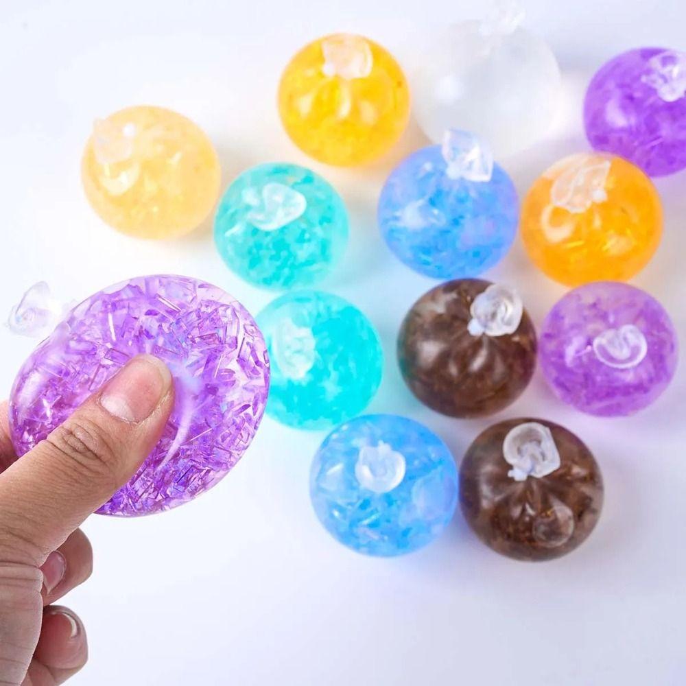 6 Stück Elastisch Dehnbar Klar Leer Kugel Transparent Knetbar Leere Schale Knetspielzeug Herstellung