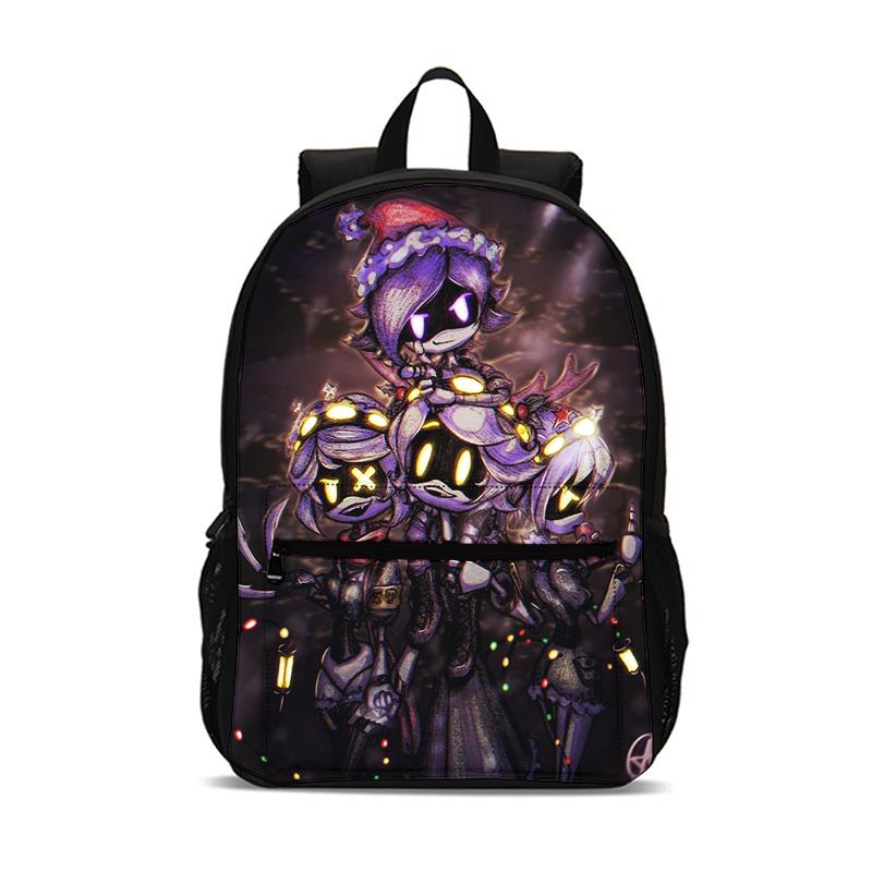 Murder Drones Cartoon Kids Mochila 47cm/18.5inch Large Capacity Backpack School Supplies School Bag for Boys Girls Best Gift