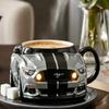 Wild Horse Resin Coffee Mug With Stainless Steel Core For Home Decor And Tea Table Display
