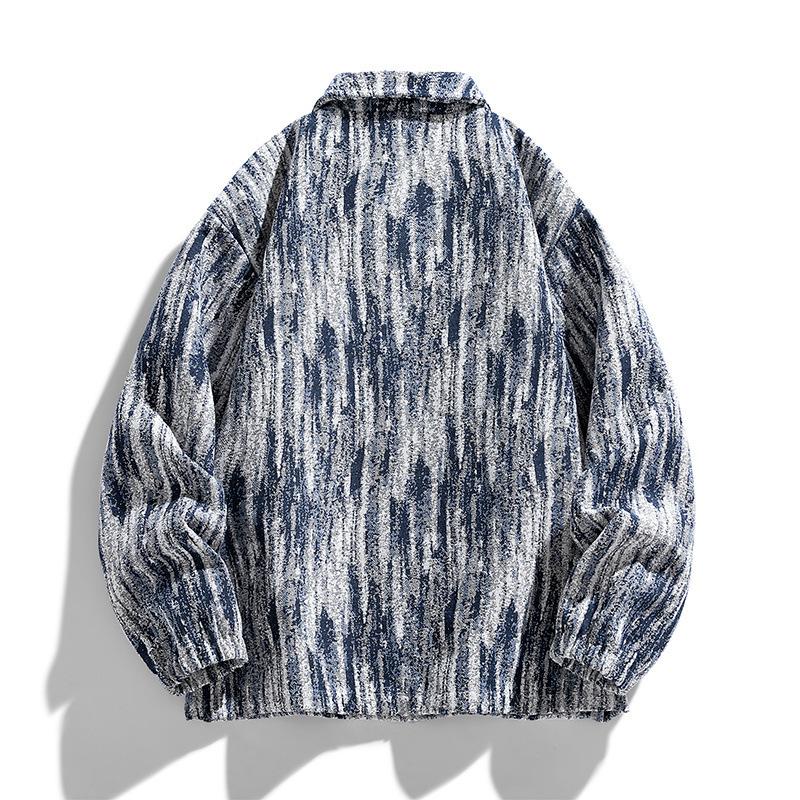Xiaoxiangfeng Jacket Male High-end Sense European and American High Street Spring and Autumn Jacket Trendy Ruffian Handsome